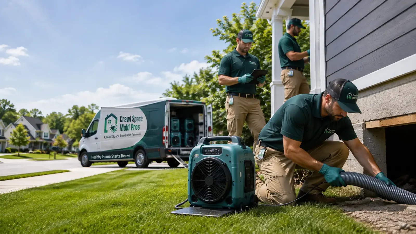 Crawl Space Mold Removal in Centerbrook, CT